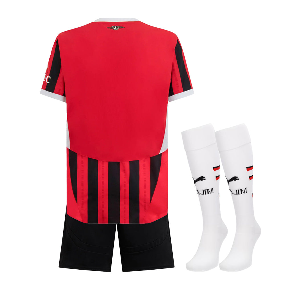 KID KIT AC MILAN HOME JERSEY 2024-2025