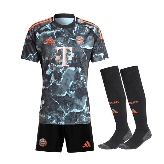 KID KIT BAYERN AWAY JERSEY 2024-2025