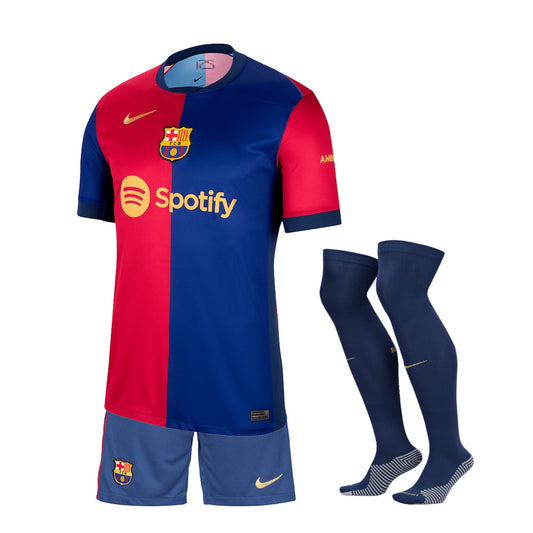 KID KIT BARCELONA HOME JERSEY 2024-2025