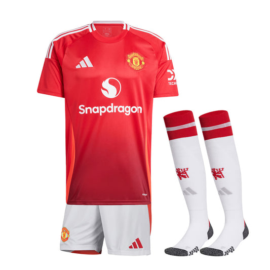 KID KIT MANCHESTER UNITED HOME JERSEY 2024-2025