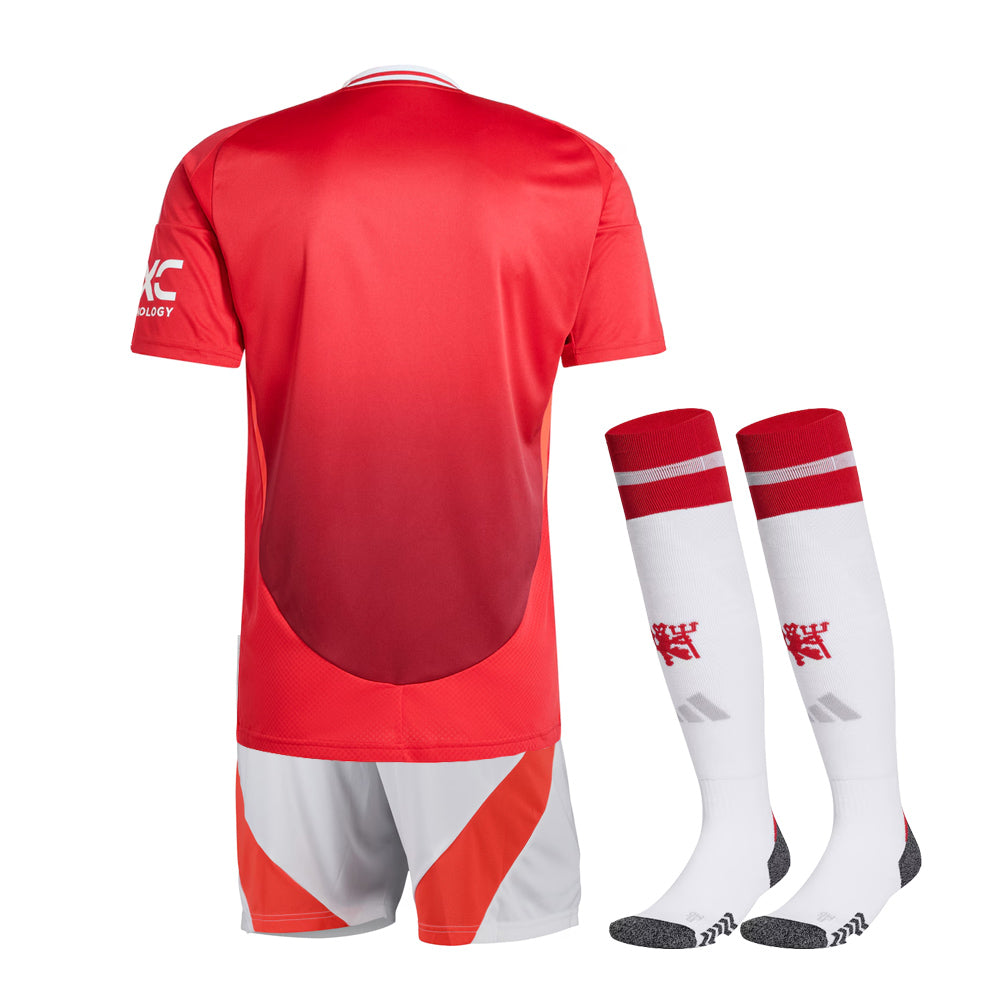 KID KIT MANCHESTER UNITED HOME JERSEY 2024-2025