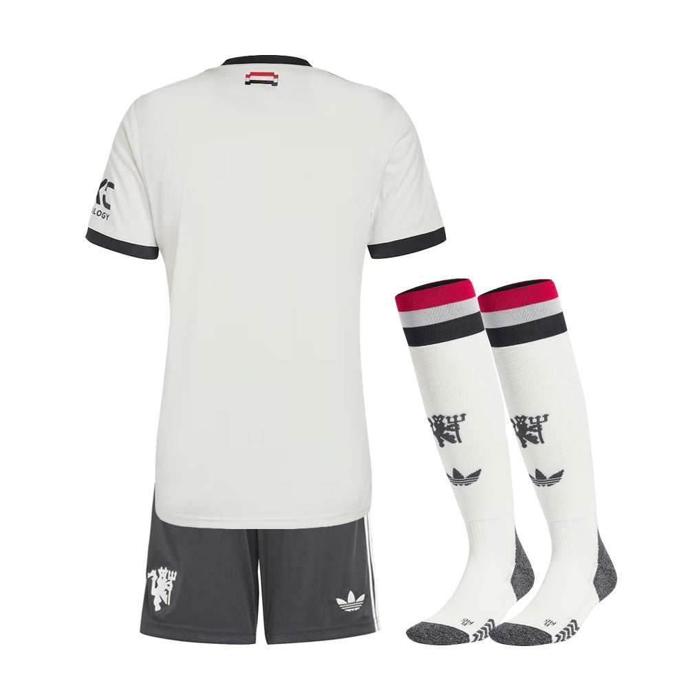 KID KIT MANCHESTER UNITED THIRD JERSEY 2024-2025