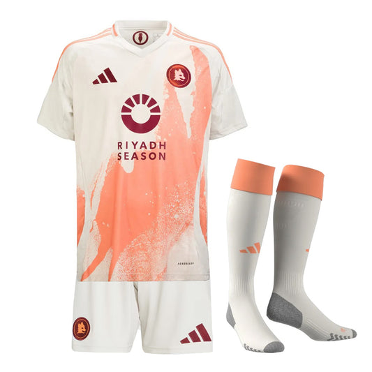 KID KIT ROMA AWAY JERSEY 2024-2025