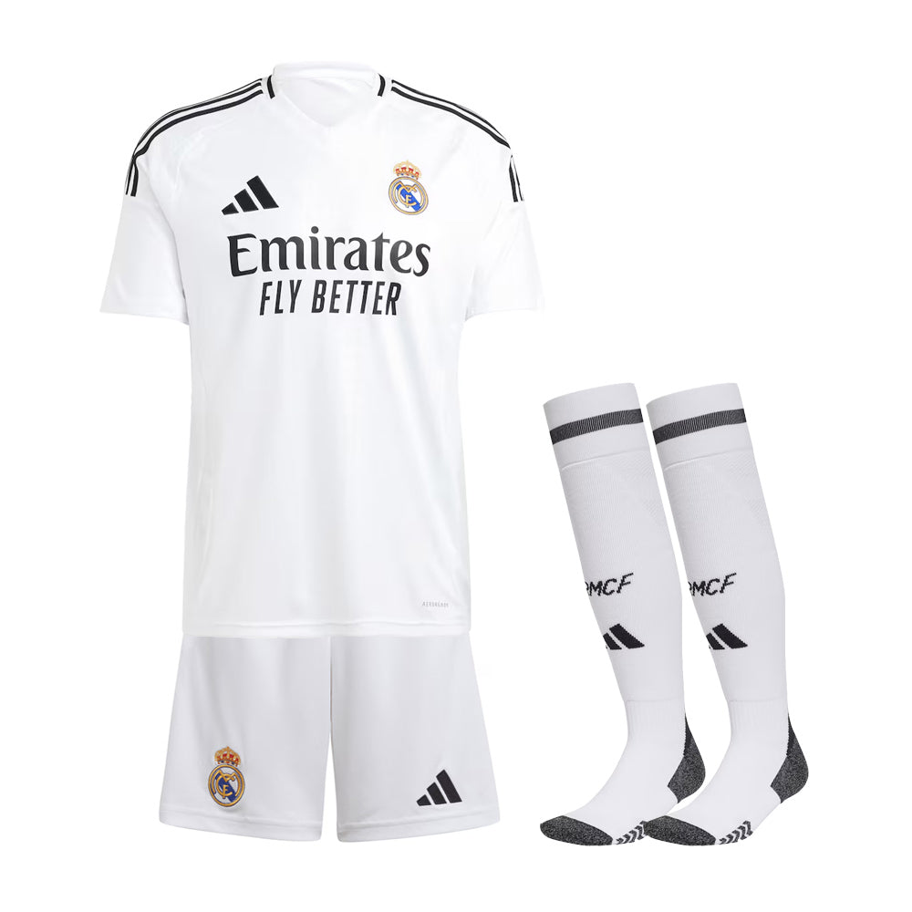 KID KIT REAL MADRID HOME JERSEY 2024-2025